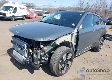 2024 Hyundai Kona Limited из США, поврежденный, VIN KM8HECA33RU166240